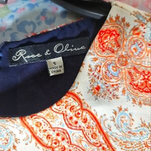 Rose+Olive Sleeveless Top, Small